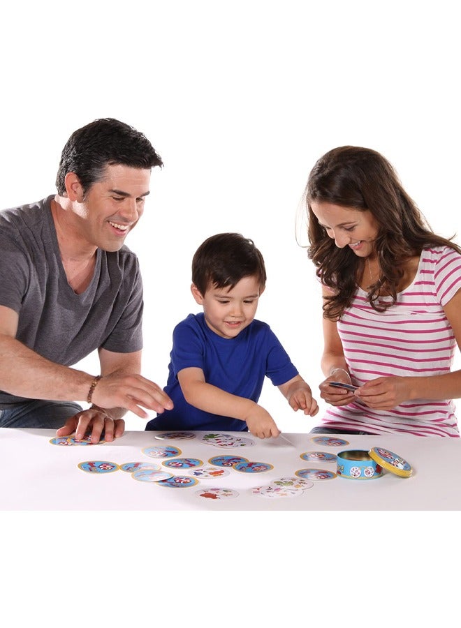 Spot It! Junior Animals Card Game, Matching Game, Fun Kids Game for Family Game Night, Travel Game for Kids, Great Gift for Kids, Age 4+, 2 to 5 Players Average Playtime 10 Minutes - view 4